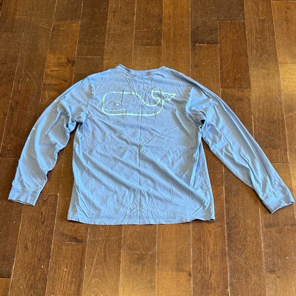 Vineyard Vines Sky Blue Long Sleeve Tee